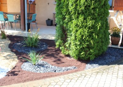 création d'un paysagiste